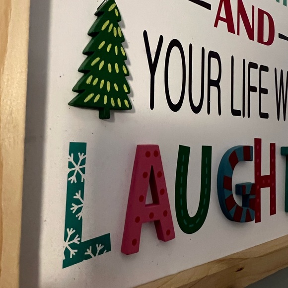 Christmas Decor Wood Christmas Season Fill Your Home With Joy Your Heart - Picture 3 of 6